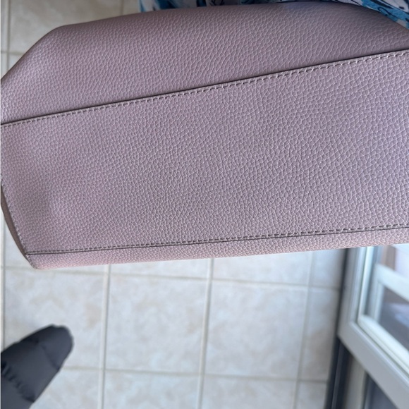 Michael Kors Light Pink Tote with Dark Brown Accents - Picture 7 of 7